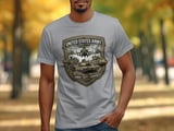 United States Army T-Shirt, Military Veteran Gift, Honor Duty Country Tee, Patriotic Army Dad Shirt, Since 1775 Graphic Tee thumbnail 2
