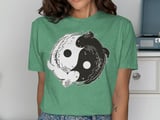 Axolotl Yin Yang Balance T-Shirt thumbnail 8
