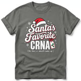 Santa's Favorite CRNA Tee thumbnail 8