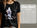 Halloween Ghost T-Shirt, Spooky Dog Skeleton Design, Funny Halloween Tee, Costume Shirt, Ghost and Pets, Canine Lover, October Vibes thumbnail 5