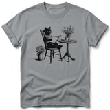 Cozy Bookish Cat Tee thumbnail 28