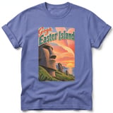 Gogh Easter Island ~ Comfort Colors Premium Tee thumbnail 10