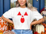 Distressed Pumpkin Face Tee thumbnail 2