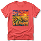 Gogh Sunflower ~ Comfort Colors Premium Tee thumbnail 3