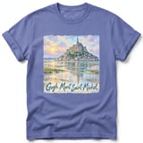 Gogh Mont Saint-Michel ~ Comfort Colors Premium Tee thumbnail 10