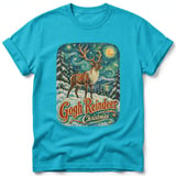 Gogh Reindeer ~ Comfort Colors Premium Tee thumbnail 5
