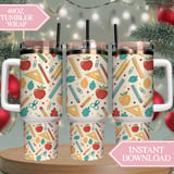 Whimsical School Supplies Digital Pattern Size Bundle Png thumbnail 8