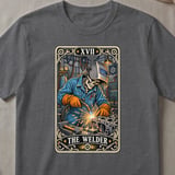 The Welder Tarot Card Tee thumbnail 2