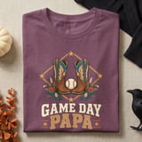 Game Day Papa Baseball Tee or Sweatshirt thumbnail 8