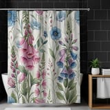 Whimsical Foxglove Watercolor Floral Digital Size Bundle Png thumbnail 10
