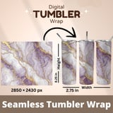 20 oz Skinny Tumbler Wrap, Marble Sublimation Design, Gold Veins Tumbler, Straight Tapered, Digital Download, Tumbler Design thumbnail 5