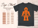 Block Skeleton Halloween Graphic Tee thumbnail 7