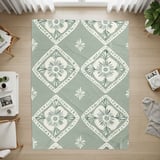 Floral Throw Blanket and Pillow: Decorative, Soft, Cozy Home Decor  thumbnail 4