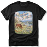 Meadow Horses ~ Comfort Colors Premium Tee thumbnail 1