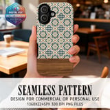Vintage Geometric Tile Digital Download thumbnail 2