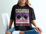Pickleball Comfort Colors Shirt, Pickleball Grandma Like A Regular Grandma Only Way Cooler, Vintage Graphic Tee thumbnail 1