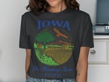 Iowa The Hawkeye State Est. 1846 T-Shirt thumbnail 13