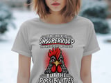 Currently Unsupervised Rooster Tee thumbnail 7