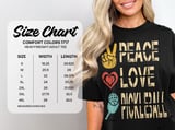 Pickleball Comfort Colors Shirt, Peace Love Pickleball, Vintage Graphic Tee Pickleball Player Gift thumbnail 14