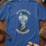 Take the Scenic Route Mountain Mode T-Shirt thumbnail 5