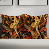 Golden Threads Lumbar  & Throw Pillow  thumbnail 7