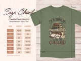 Teaching Is Hard Teacher T-Shirt, Dark Academia Educator Gift, Vintage Book Lover Shirt, Professor Called to Teach Literary Tee thumbnail 14