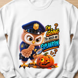 Halloween Officer Hoot the Owl Sweatshirt thumbnail 2