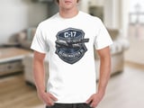 C-17 Globemaster III Air Force T-Shirt, US Military Aviation Tee, Veteran Gift, Proud Airman Shirt, Patriotic Military Apparel thumbnail 8