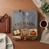 Fall Reading Essentials Art Print, Cozy Autumn Bookish Decor, Book Lover Gift, Vintage Cottagecore Fall Aesthetic, Cute Bookworm Wall Art thumbnail 17