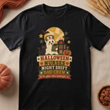 Halloween Nurse Boo Crew Tee thumbnail 5