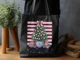 Merry Mahjong Christmas Tree Print, Chinoiserie Preppy Holiday Decor, Pink Bow Game Night Art, Grandmillennial Winter Gift For Mahjong Lover thumbnail 20