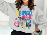 The Bingo Night Pop Art Sweatshirt thumbnail 3