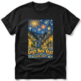 Gogh New Year ~ Comfort Colors Premium Tee thumbnail 1