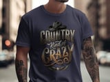 Country Kind Of Crazy Mens Tee thumbnail 2