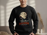Nautical Halloween Witchs Regatta Full Moon Start Sailboat Graphic Sailor Ocean Wave Crewneck Sweatshirts thumbnail 11