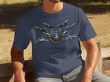United States Air Force Fighter Jet T-Shirt | Patriotic Military Veteran Gift for Him | Air Force Family Tee thumbnail 5