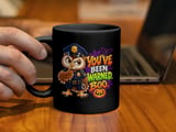 You've Been Warned Boo Police Owl Mug thumbnail 5