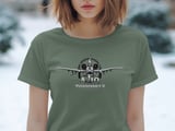 A-10 Thunderbolt II Warthog T-Shirt | Military Aircraft Pilot Gift | Veteran Air Force Fighter Jet Graphic Tee for Him thumbnail 2