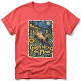 Gogh With the Flow ~ Comfort Colors Premium Tee thumbnail 3