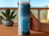 Statue of Liberty Tumbler Wrap, Liberty Lightning 20oz Tumbler Wrap, Patriotic Tumbler Design, USA Tumbler Wrap, New York Tumbler thumbnail 3