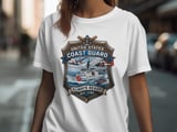 U.S. Coast Guard Always Ready T-Shirt, Patriotic Military Service Veteran Apparel, USCG Emblem Shirt, Nautical Hero Gift thumbnail 2