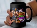 Ghosts Break Rules Too Owl Mug thumbnail 11