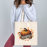 Howdy Pumpkin Tote Bag thumbnail 3