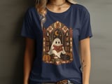 Cozy Reading Ghost Tee or Sweatshirt thumbnail 2