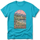 Gogh Santa Barbara ~ Comfort Colors Premium Tee thumbnail 1