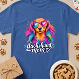 Rainbow Doxie Mom Tee thumbnail 3