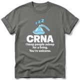 CRNA I Keep People Asleep Tee thumbnail 7