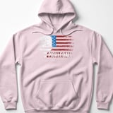 Pickleball Gildan Fleece Hoodie, Pickleball Patriotic USA Flag Graphic Print, Warm Court Pullover thumbnail 8