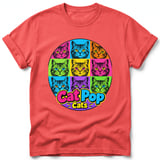 Cat Pop ~ Comfort Colors Premium Tee thumbnail 3