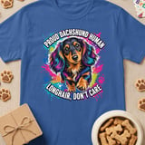 Longhair, Don't Care Dachshund Tee thumbnail 3